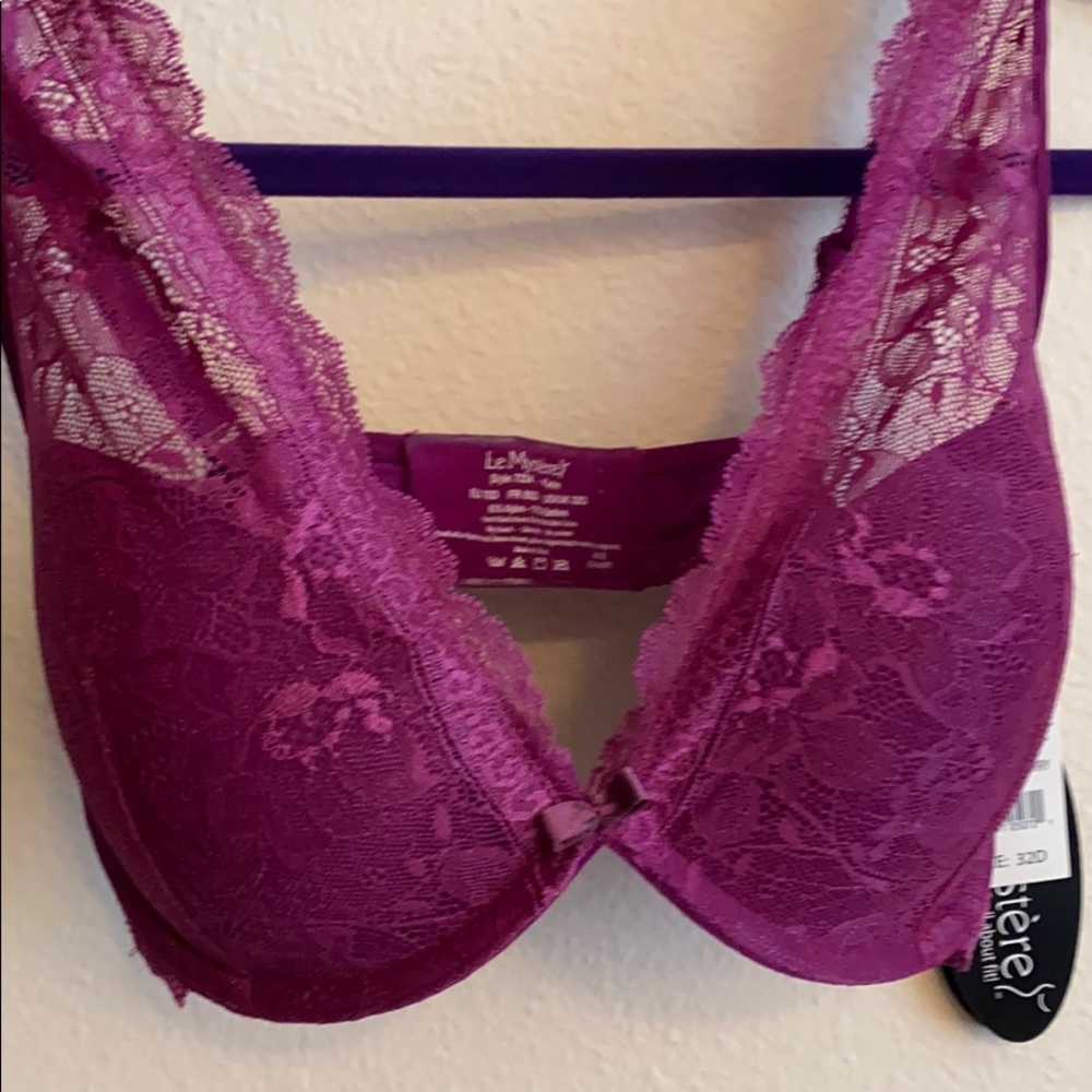 Le Mystere 32D brand new bra- Purple / Magenta